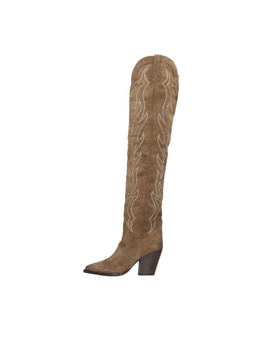 Suede cowboy boots ASH | EXCELSIOR SUEDE VELOURSRUSSET